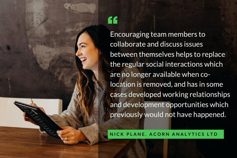 Collaborate with employees for productivity