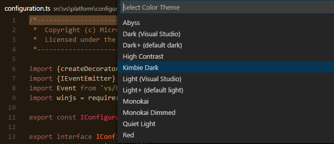 VScode coding