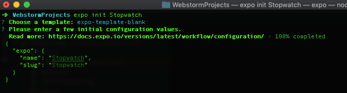 React Native stopwatch