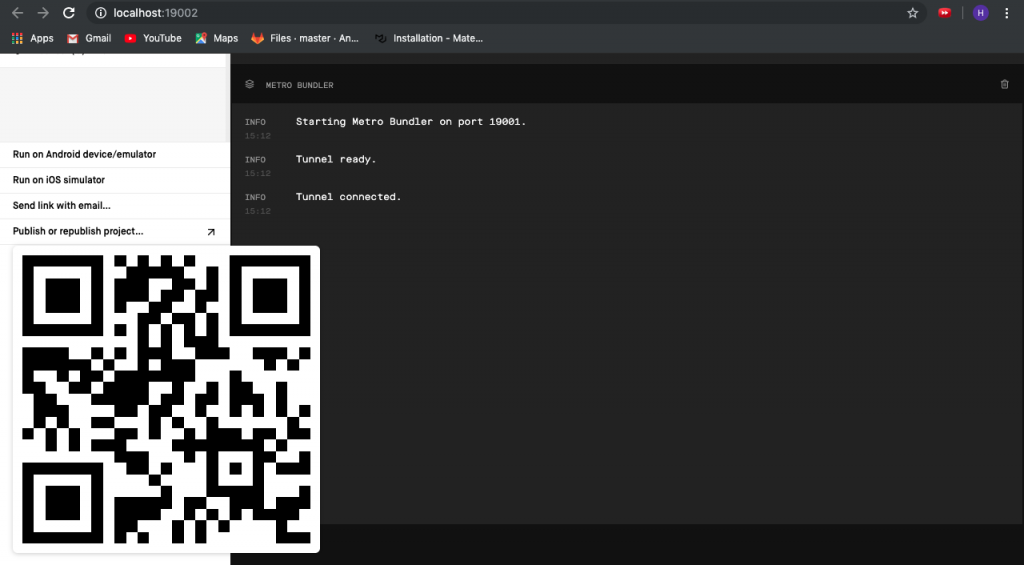 React Native stopwatch