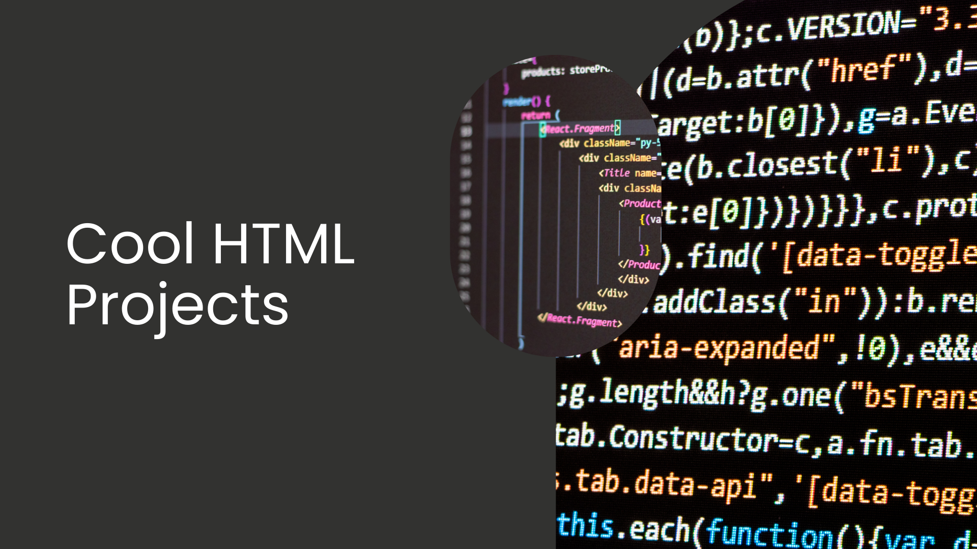 Cool HTML Projects
