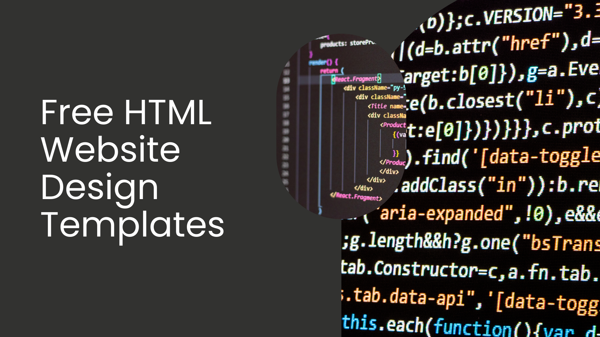 HTML Website Design Templates: Free Download
