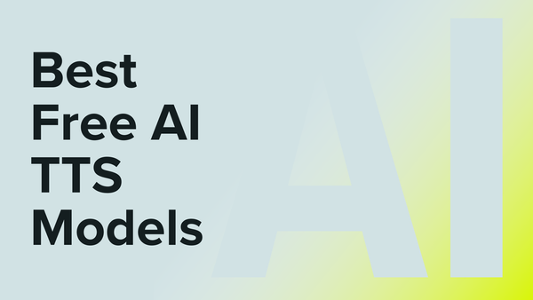 Best Free AI TTS Models